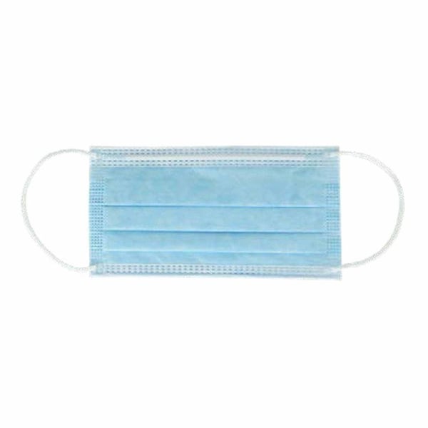 Precept Fluidgard 16 FluidGard Procedure Mask, Anti-fog Foam, Pleated, Earloops, Blue, ASTM Level 3, Adult, 50PK 14401 - main